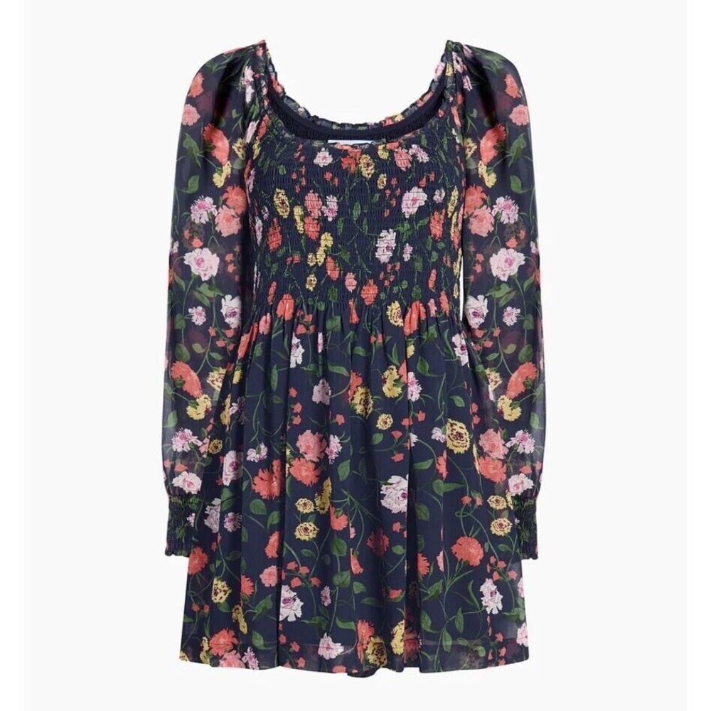 NWT Hill House Norah in Navy Peony Bouquet Medium